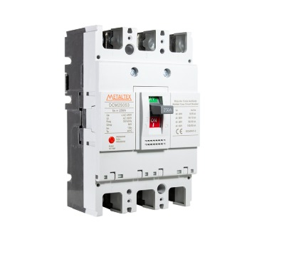 DCM250S3-250A DISJUNTOR CAIXA MOLDADA TRIPOLAR 100KA - 250A METALTEX°°