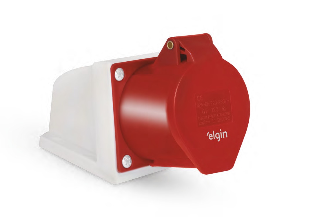 TOMADA SOBREPOR ELGP4206 IP67 32A 3P+T 380V 6H ELGIN °°