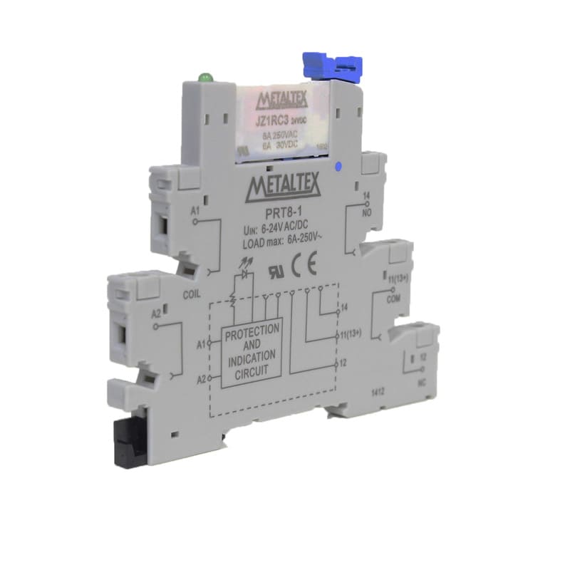 PRZ-1R-12 INTERFACE RELE 1 REV. 12V ESTREITO METALTEX °°