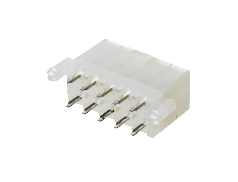 MFPQ-10 CONECTOR MACHO PARA PCI, 10 VIAS (2X5), 180 GRAUS, PASSO 4.2mm, COM PEG S POSSUI BOARD LOCKS OU PEGS METALTEX°°