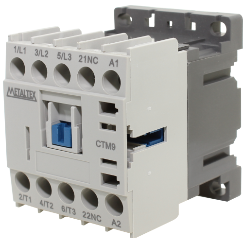 CTM9-H5-301 MINI CONTATOR 9A/AC3 - BOB: 220VCA - AUX: 1NF METALTEX°°