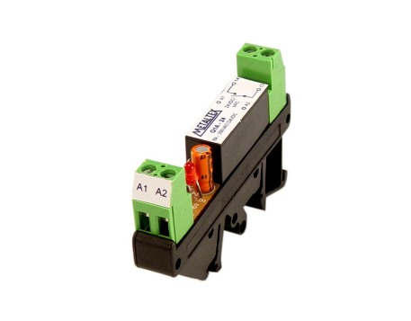 Q1A-24 INTERFACE RELÉ 24VCA/VCC 1NA 8A METALTEX°°