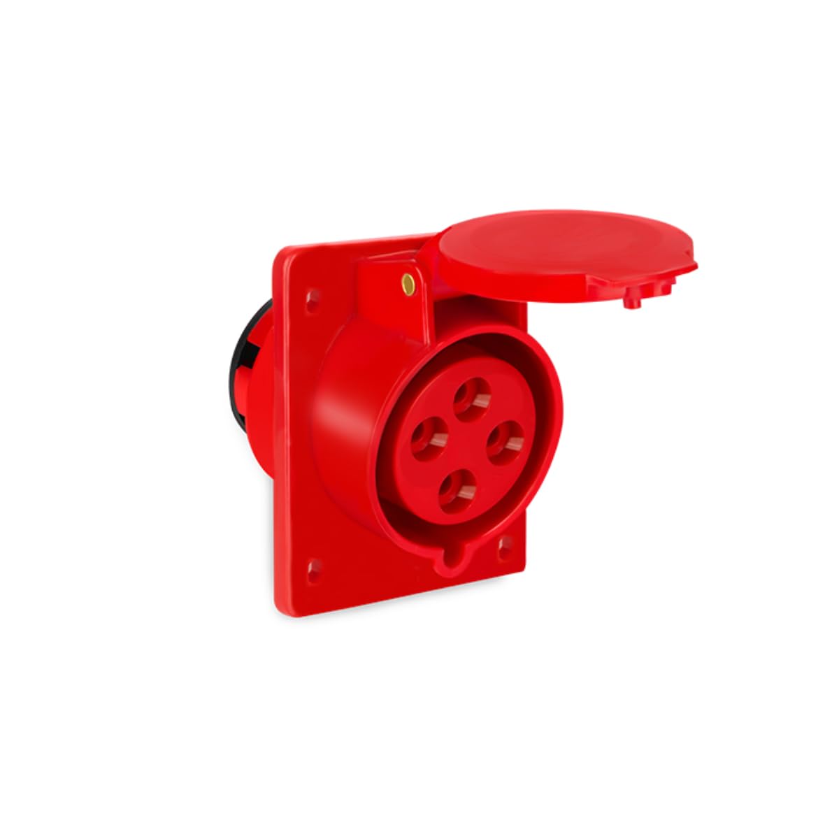 TOMADA INDUSTRIAL EMBUTIR ELGP4046 IP67 32A 3P+T 380V 6H ELGIN  °°
