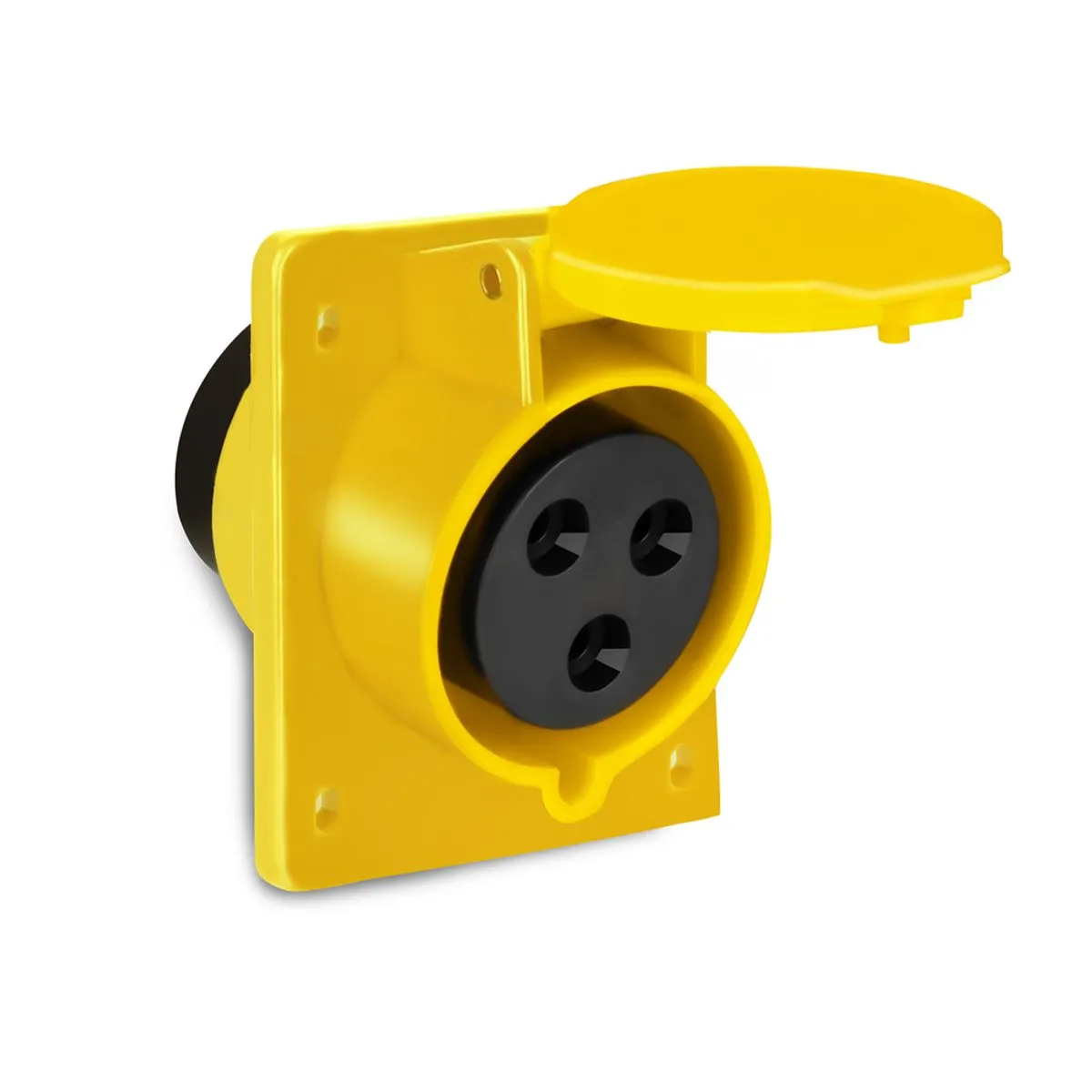 TOMADA INDUSTRIAL EMBUTIR ELGS3044 IP44 16A 2P+T 110V 4H ELGIN °°