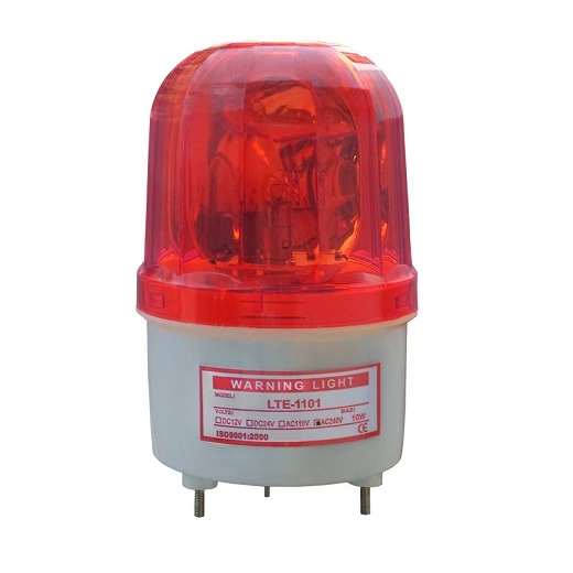 SINALIZADOR VISUAL GIRATÓRIO 24V DC DE CORRENTE CONTÍNUA TY-1101J °°