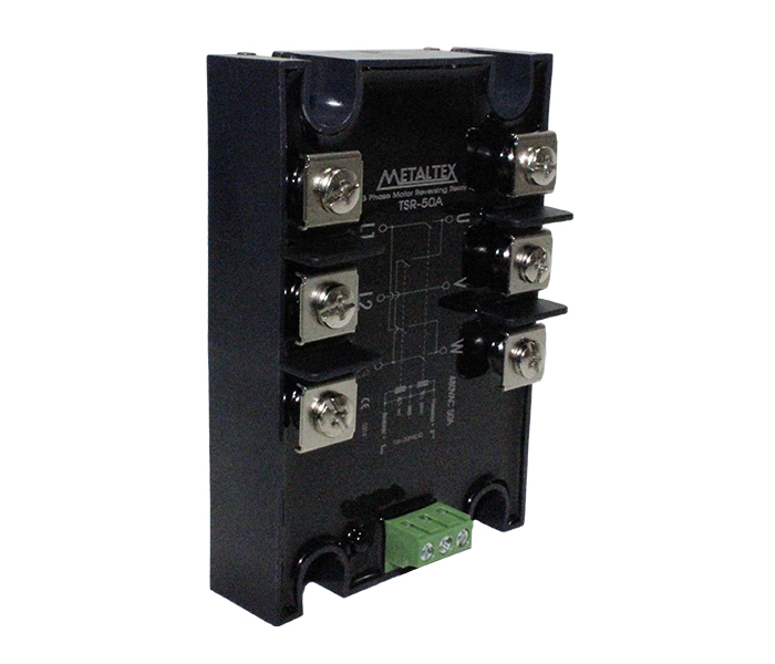 TSR-50A RELÉ DE ESTADO SÓLIDO TRIFÁSICO PARA REVERSÃO DE MOTOR 50A~480V - COMANDO DE 10 A 32V °°