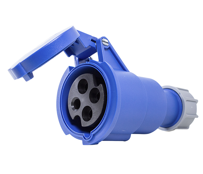 TL3T16442 ACOPLAMENTO INDUSTRIAL 16A 3P+E-9H - AZUL - IP44 METALTEX°°