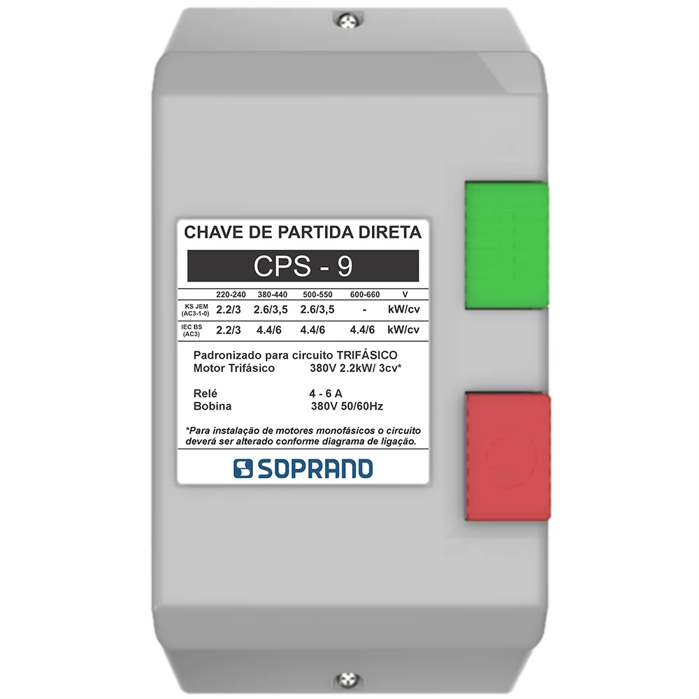 CPS - 09 (4,0-6,0) 380 VAC SOPRANO °°