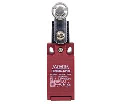FS9608-1A1B - CHAVE FIM DE CURSO PLÁSTICA - ATUADOR ALAVANCA AJUSTÁVEL C/ ROLETE -1NA+1NF AÇÃO RÁPIDA METALTEX ºº