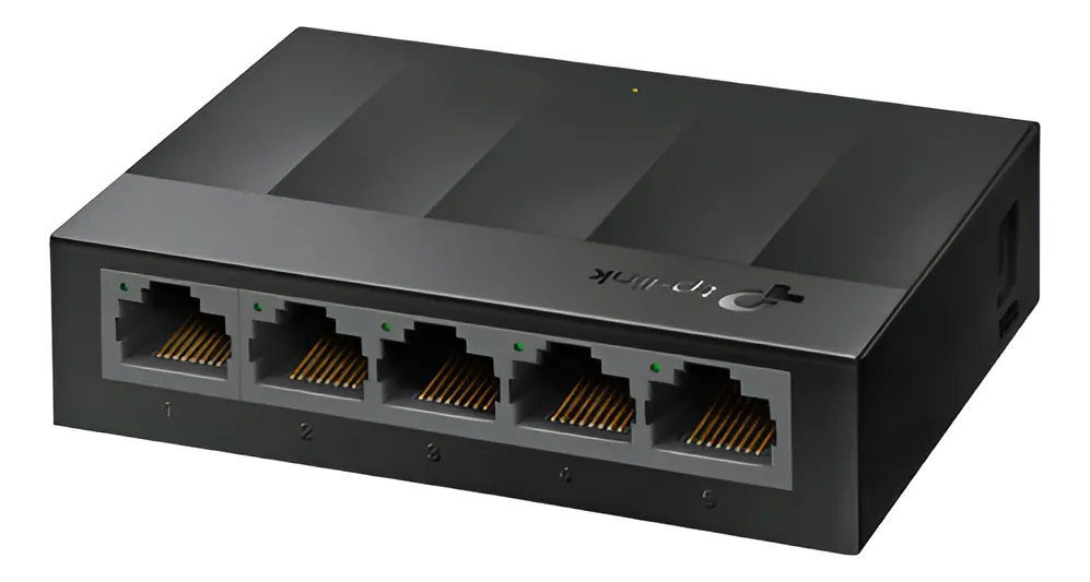 Switch Gigabit De Mesa 5 Portas Fonte Brasil TP-LINK°°