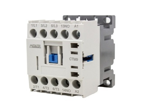 CTM9-B5-310 MINI CONTATOR 9A/AC3 - BOB: 24V - AUX: 1NA METALTEX °°