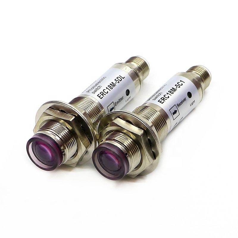 SENSOR FOTOELETRICO DE BARREIRA ERC 18M-5B2 10-30VDC ##