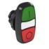 BOTAO CSW2-BDFI21IO-WH DUPLO ILUM. FACEADO (IP66) PULSADOR VERDE/VERMELHO WEG