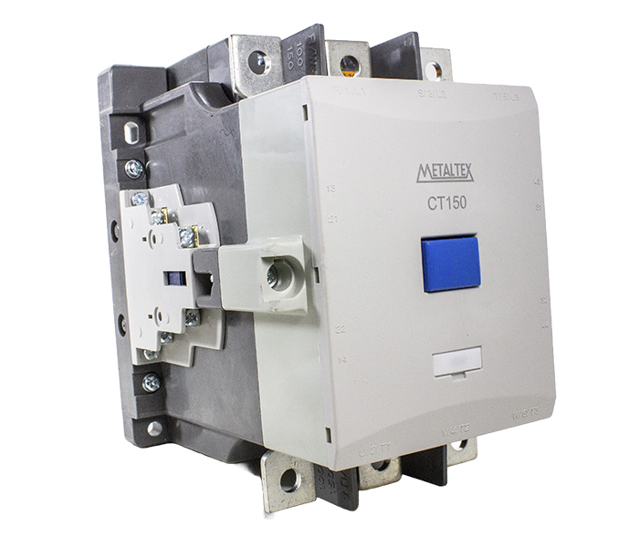 CT150-H5-322 CONTATOR TRIPOLAR 150A/AC3 - 220VCA - 2NA+2NF METALTEX°°