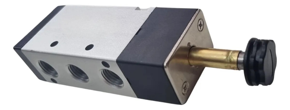 VALVULA PNEUMATICA MODELO 4V410-15 5/2 VIAS, ENT/SAÍDA 1/2 ESCAPE 1/2 4V410-15  ºº