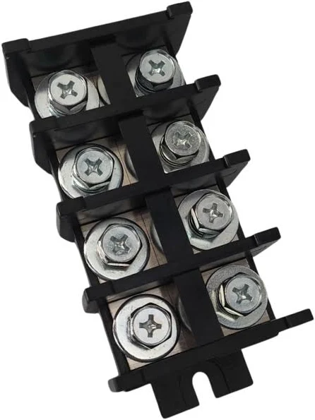 BORNEIRA EM BLOCO 4 X 2 CONEXOES PARAFUSO CBC 100 100A/600V METALTEX°°
