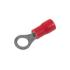 TERMINAL OHAL PRE-ISOLADO VERMELHO 0,5-1,5 MM M4 - 100 PC - RVS1,25-4 RED ELETROKIT°°
