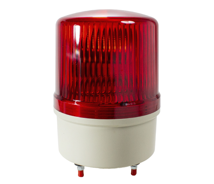 TWS-122R SINALIZADOR DE EMERGÊNCIA ROTATIVO 120MM - 220VCA - VERMELHO ##METALTEX°°