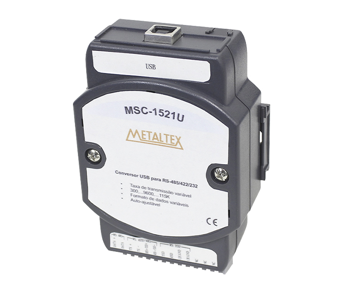 MSC-1521U CONVERSOR USB PARA RS485/422/232 - ACOMPANHA CABO USB METALTEX°°