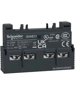 BLOCO CONTATO AUXILIAR FRONTAL DISJUNTOR MOTOR GVAE11 SCHNEIDER °°