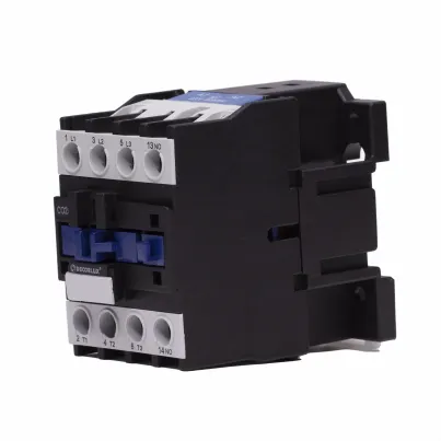 CONTATOR ELETROMAGNETICO, PLASTICO, TIPO AC, 25A 380VAC,  COR PRETO, (CX 1UN)