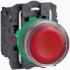 BOTÃO LUMINOSO Ø22MM PLÁSTICO, RETORNO POR MOLA, VERMELHO, NA+NF, 230VCA SCHNEIDER°°